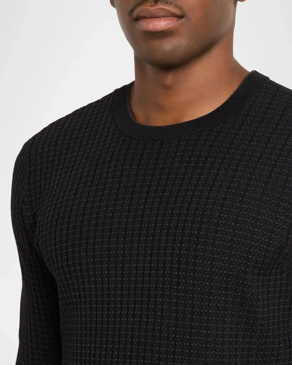 rag & bone Men's Harvey Textured Knit Crewneck Top | Thumbnail 5 rag & bone Men's Harvey Textured Knit Crewneck Top | Thumbnail 5