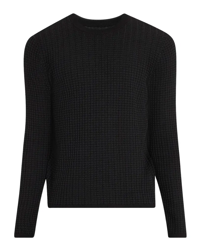 Men's Harvey Textured Knit Crewneck Top Men's Harvey Textured Knit Crewneck Top
