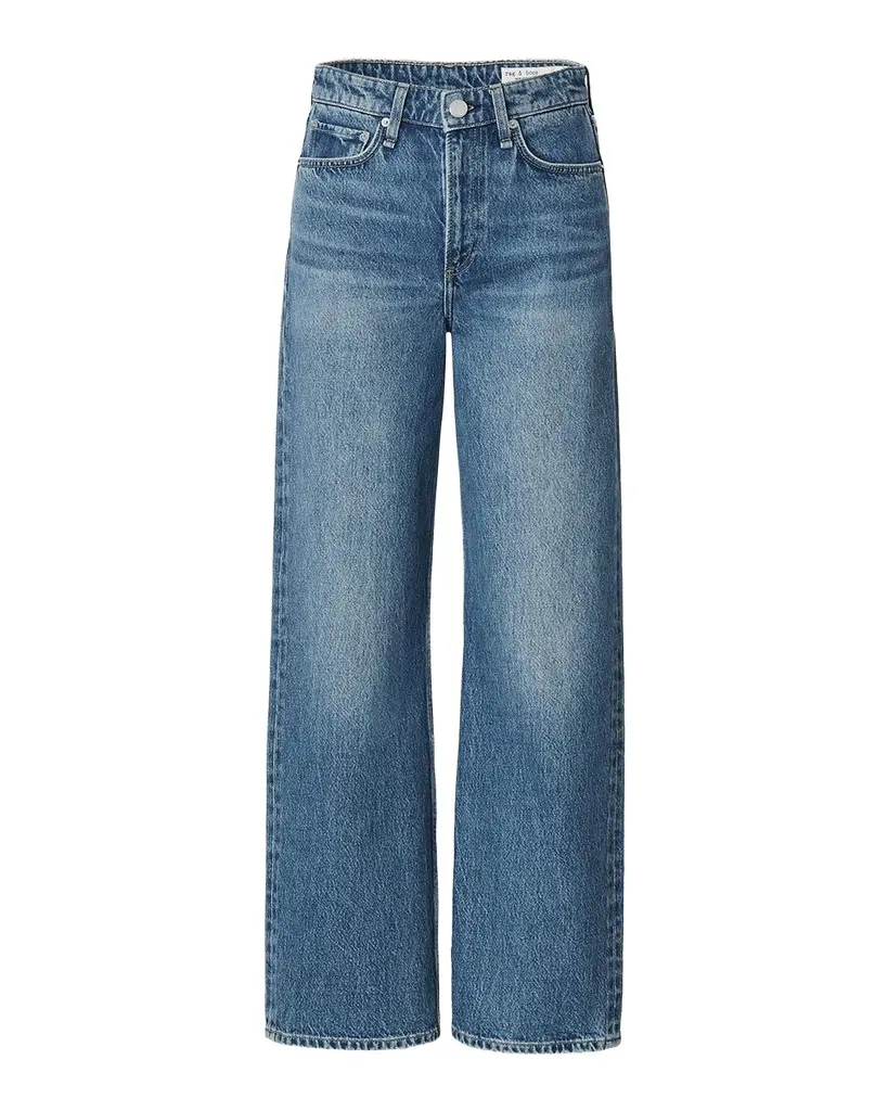 Logan Denim High-Rise Wide-Leg Jeans Logan Denim High-Rise Wide-Leg Jeans