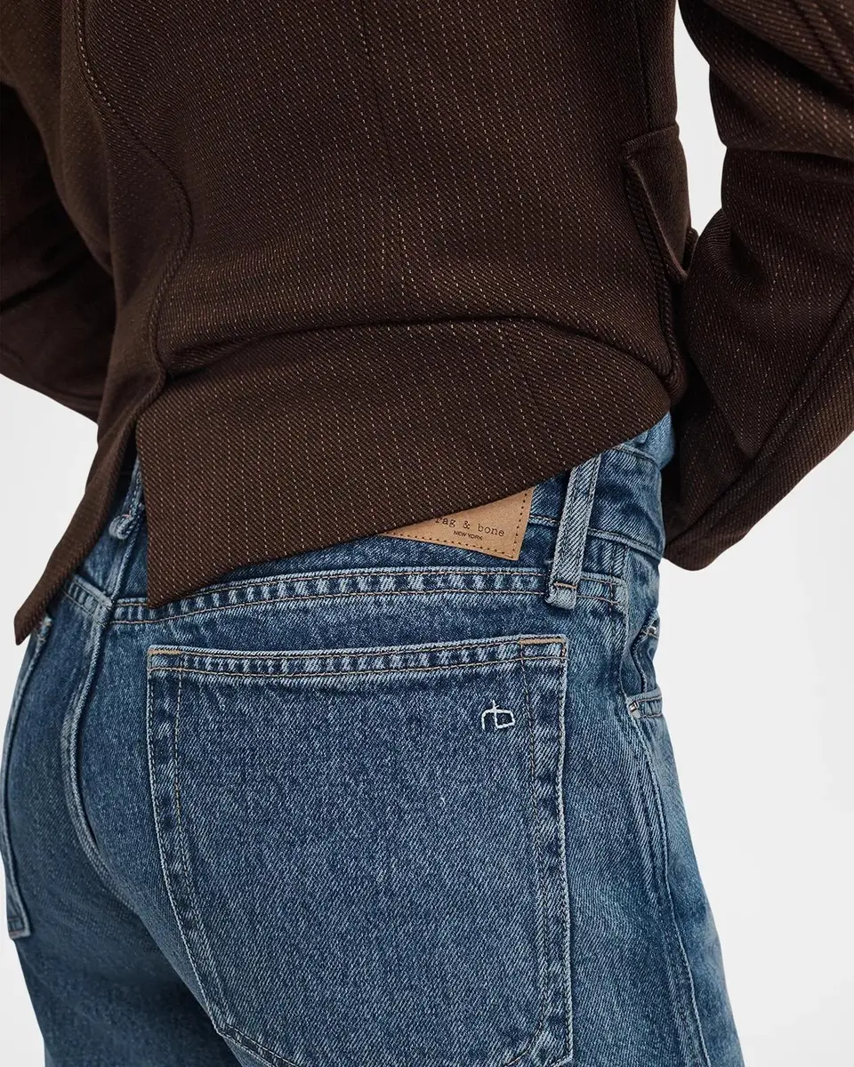 rag & bone Josie Denim Mid-Rise Flared Jeans | Thumbnail 5