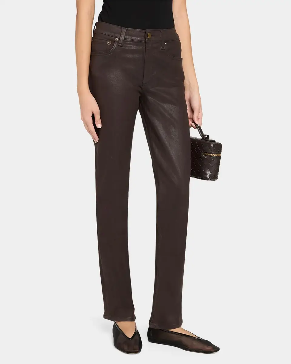 rag & bone Flexi Wren Mid-Rise Full Slim Jeans | Thumbnail 4