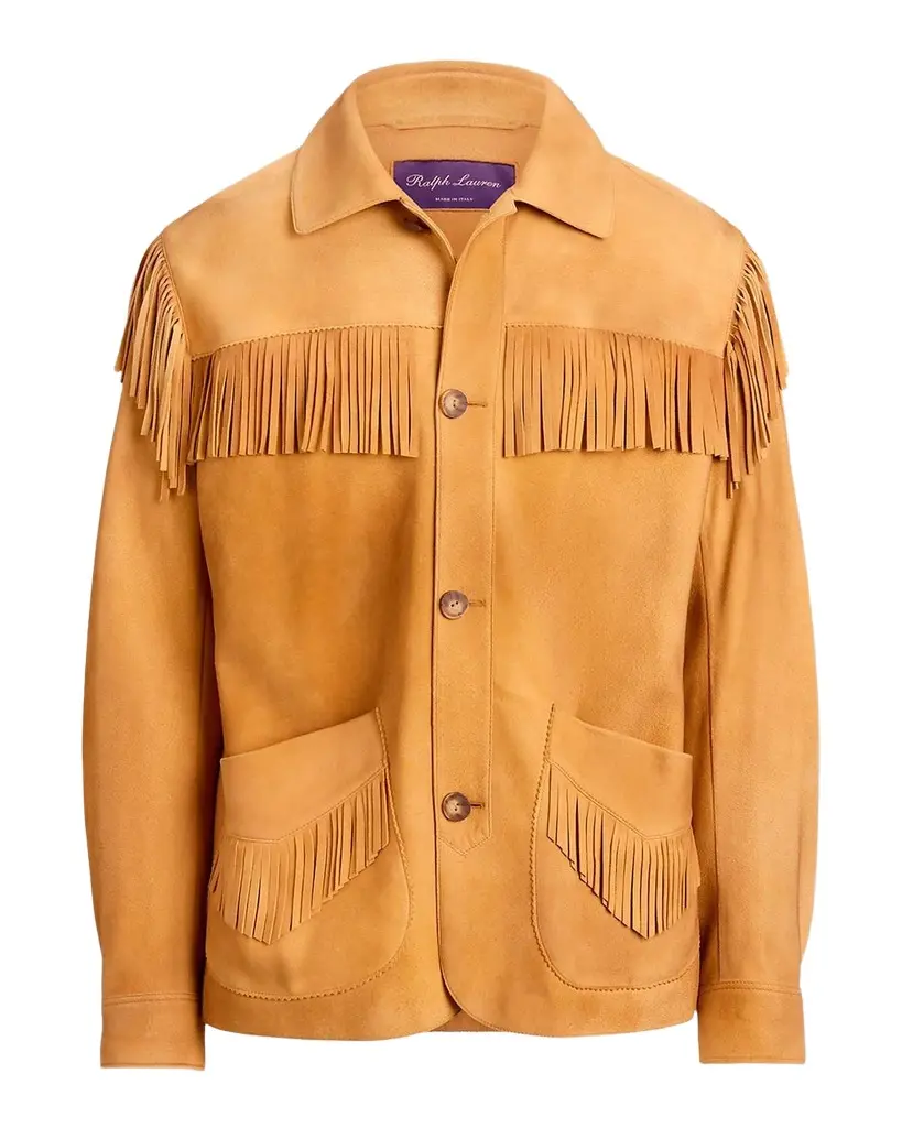 Ralph Lauren Men's Carson Fringe Suede Jacket