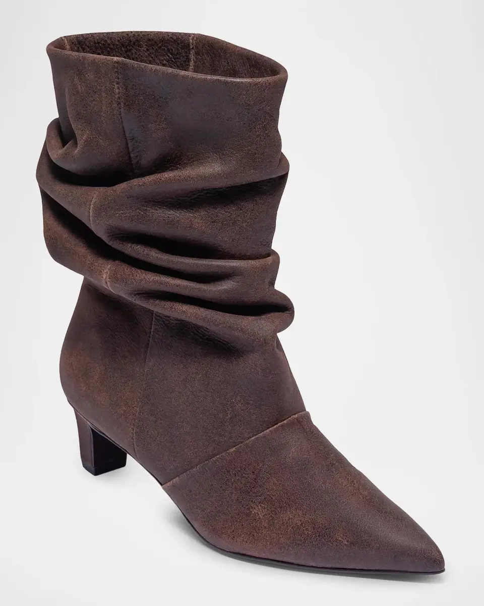 Bernardo 45mm Etta Slouched Suede Mid-Calf Boots | Thumbnail 2 Bernardo 45mm Etta Slouched Suede Mid-Calf Boots | Thumbnail 2