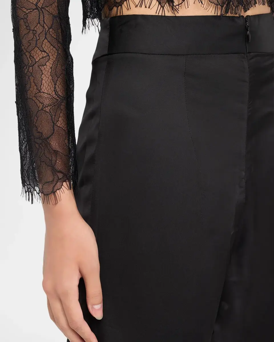 JBQ Deacon Lace-Insert Satin Pants | Thumbnail 5 JBQ Deacon Lace-Insert Satin Pants | Thumbnail 5