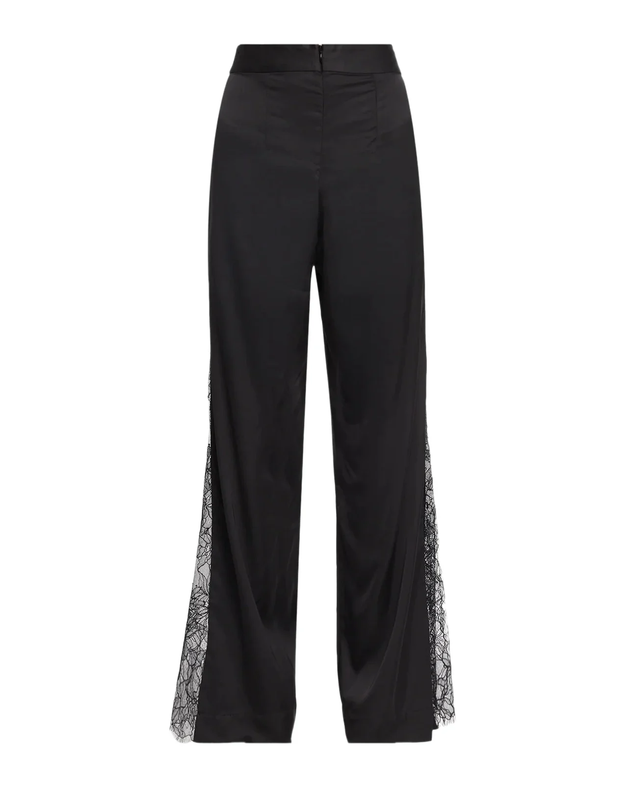 JBQ Deacon Lace-Insert Satin Pants