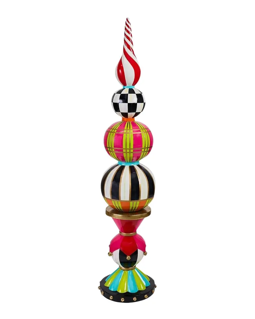Fiberglass Confetti Christmas Trophy Finial Fiberglass Confetti Christmas Trophy Finial