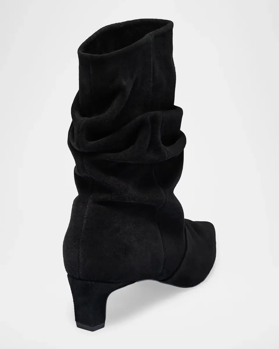 Bernardo 45mm Etta Slouched Suede Mid-Calf Boots | Thumbnail 2 Bernardo 45mm Etta Slouched Suede Mid-Calf Boots | Thumbnail 2