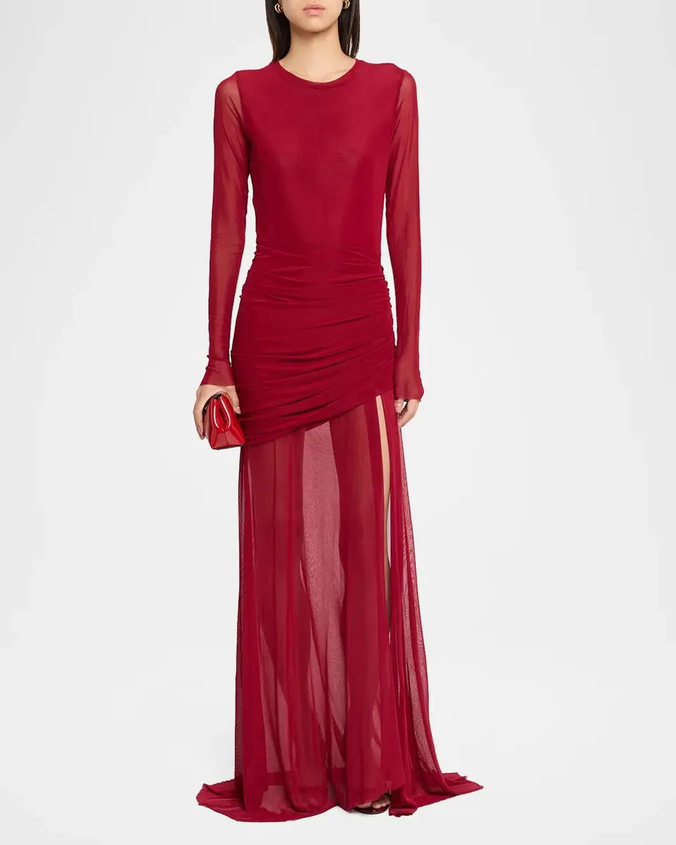 JBQ Serene Sheer Mesh Maxi Dress | Thumbnail 2 JBQ Serene Sheer Mesh Maxi Dress | Thumbnail 2