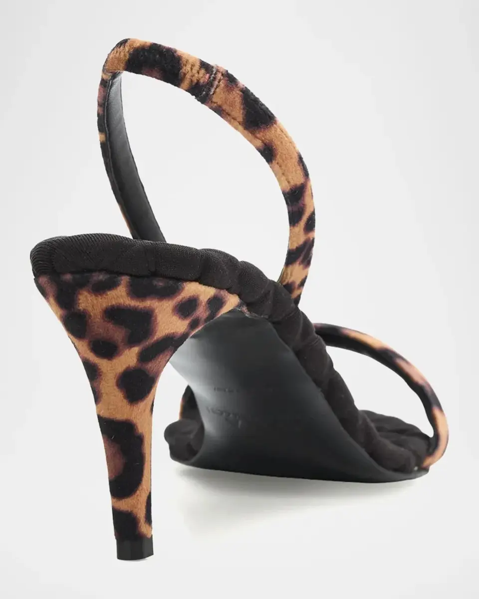 Aera Claudia 75MM Vegan Leather Slingback Sandals | Thumbnail 5