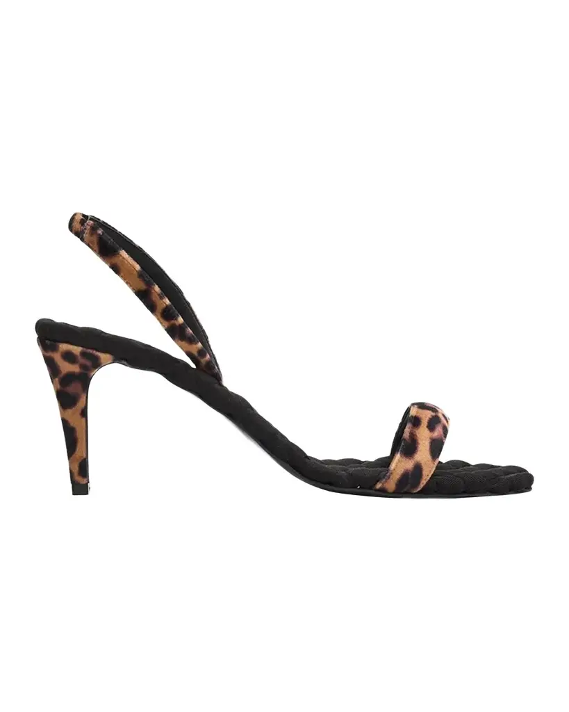 Claudia 75MM Vegan Leather Slingback Sandals Claudia 75MM Vegan Leather Slingback Sandals