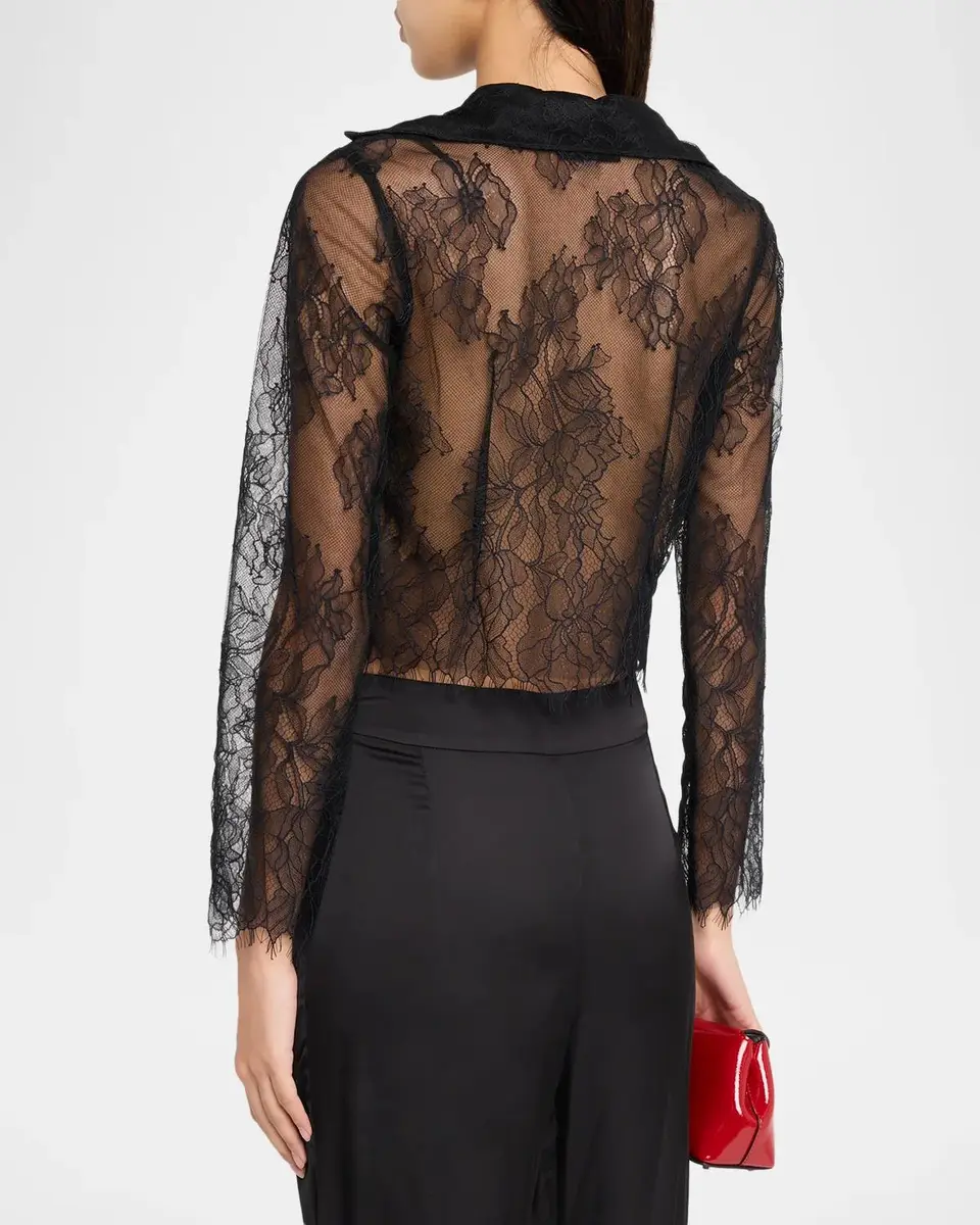 JBQ Tahlia Lace Cropped Top | Thumbnail 3 JBQ Tahlia Lace Cropped Top | Thumbnail 3