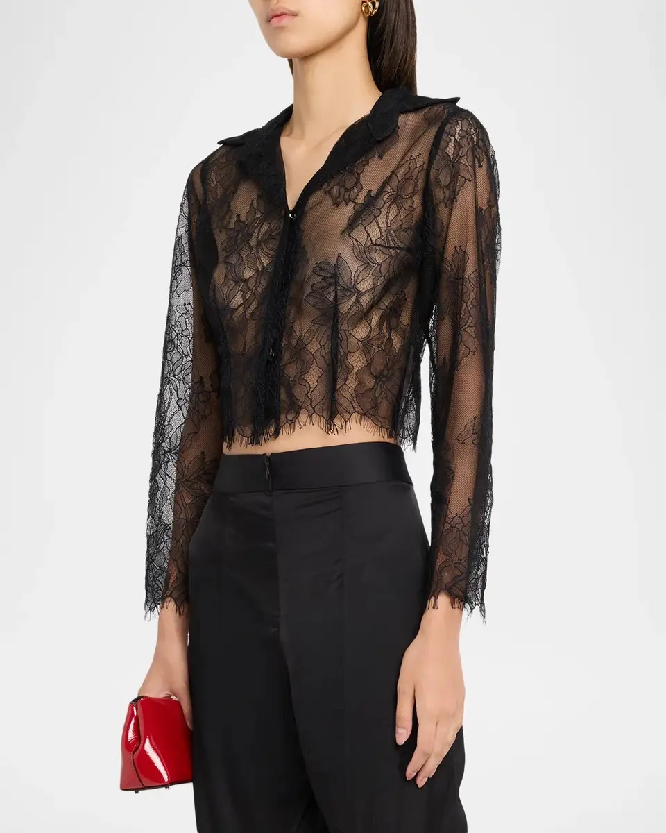 JBQ Tahlia Lace Cropped Top | Thumbnail 4 JBQ Tahlia Lace Cropped Top | Thumbnail 4