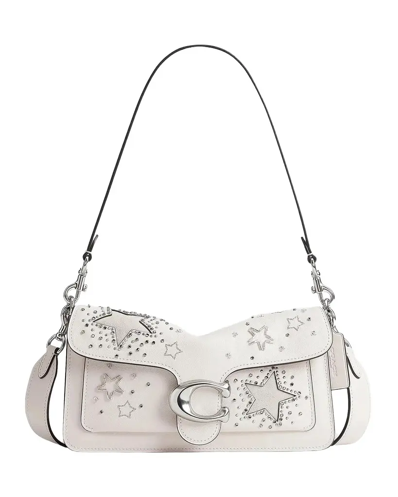 Tabby 26 Celestial Embroidered Leather Shoulder Bag