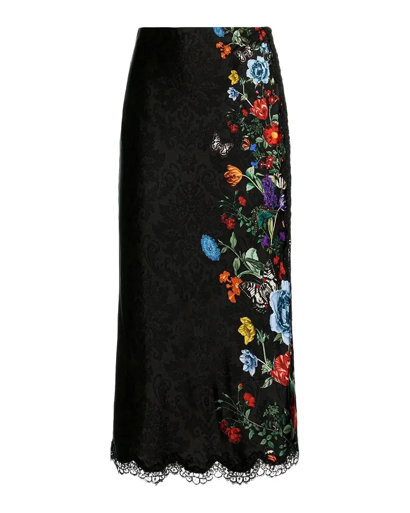 Maeve Floral Midi Slip Skirt Maeve Floral Midi Slip Skirt