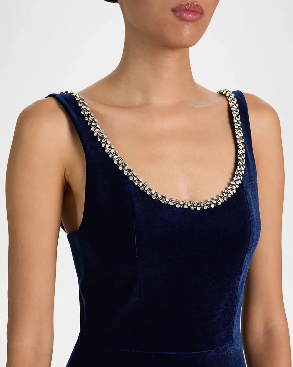Alice + Olivia Charlotte Embellished Velvet Mini Dress | Thumbnail 5 Alice + Olivia Charlotte Embellished Velvet Mini Dress | Thumbnail 5
