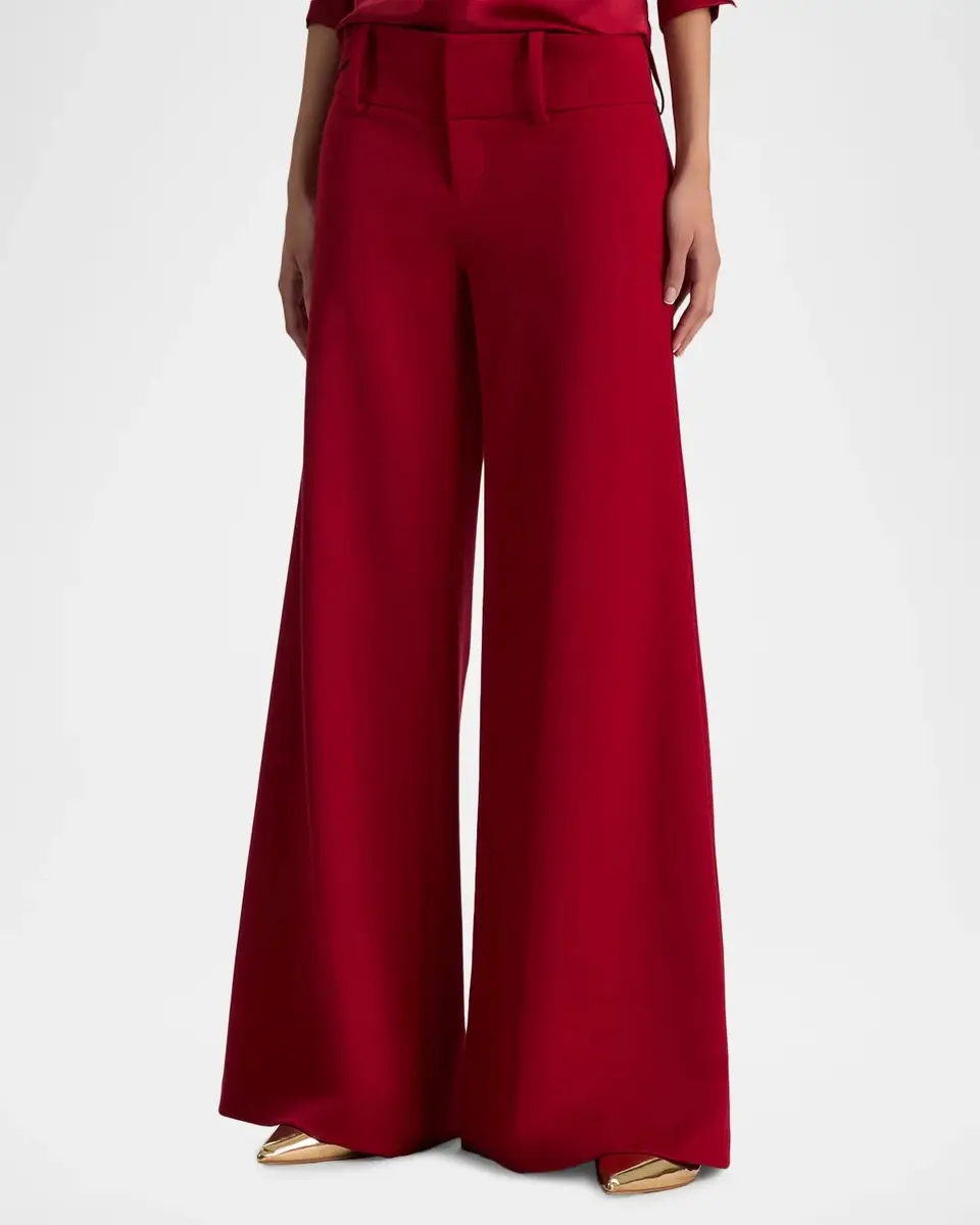 Alice + Olivia Olivia Low-Rise Wide-Leg Pants | Thumbnail 4