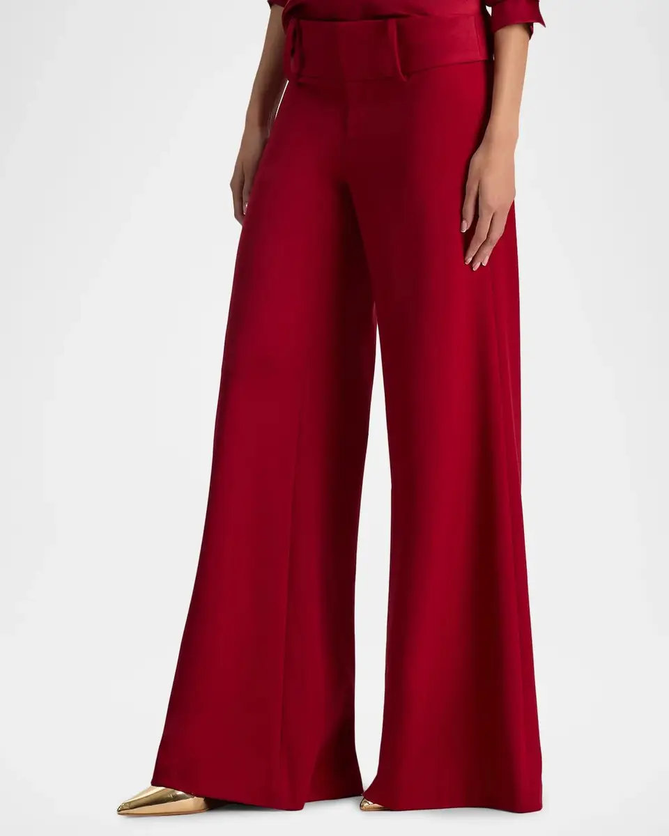 Alice + Olivia Olivia Low-Rise Wide-Leg Pants | Thumbnail 6