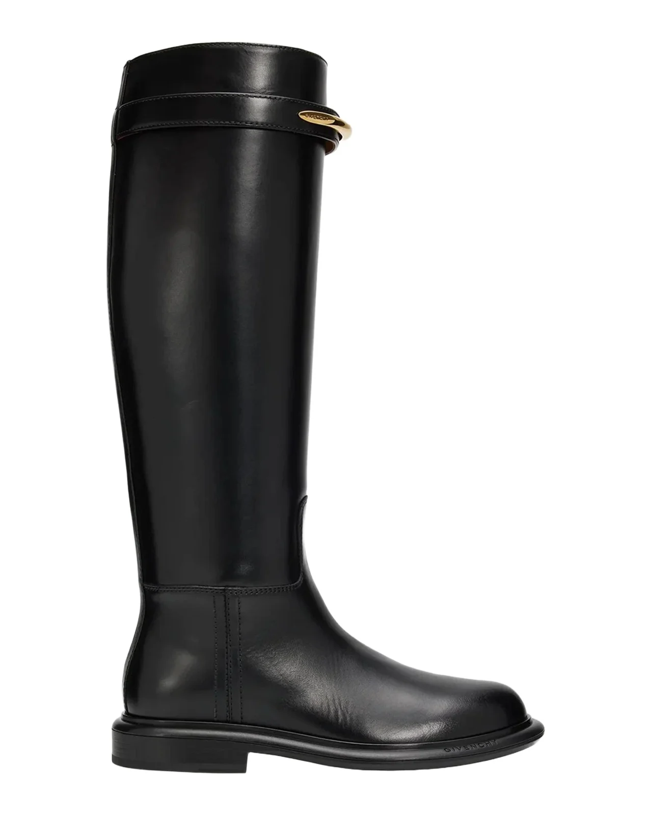 Givenchy Pinch Leather Knee-High Riding Boots