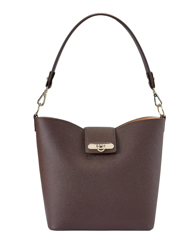 Isabel Grain Leather Bucket Bag Isabel Grain Leather Bucket Bag