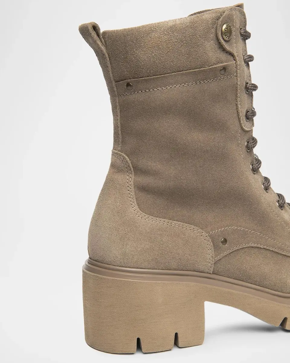 NeroGiardini 60mm Suede Combat Boots | Thumbnail 3 NeroGiardini 60mm Suede Combat Boots | Thumbnail 3