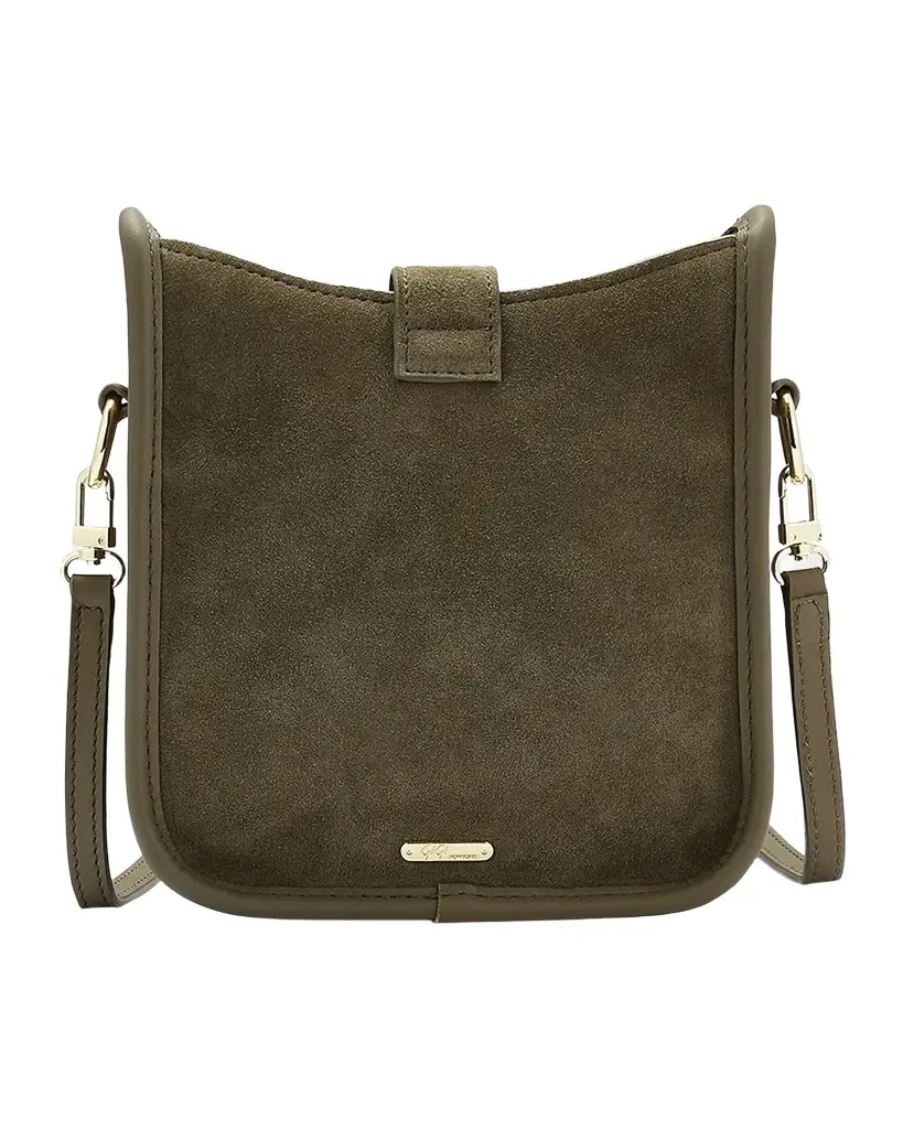 GiGi New York Ellie Suede Crossbody Bag