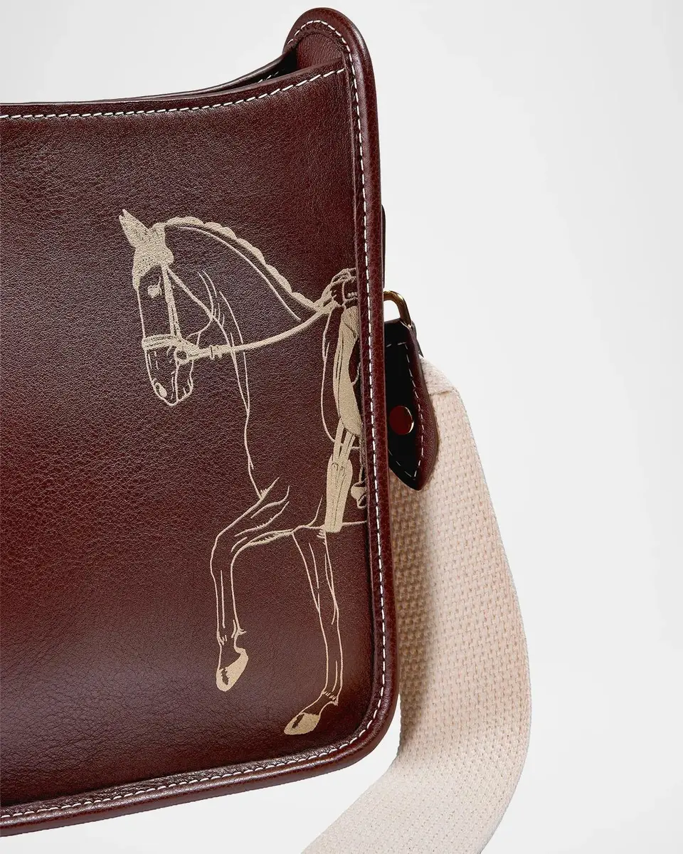 GiGi New York x Melissa Bamber Elle Marching Horse Crossbody Bag | Thumbnail 3 GiGi New York x Melissa Bamber Elle Marching Horse Crossbody Bag | Thumbnail 3