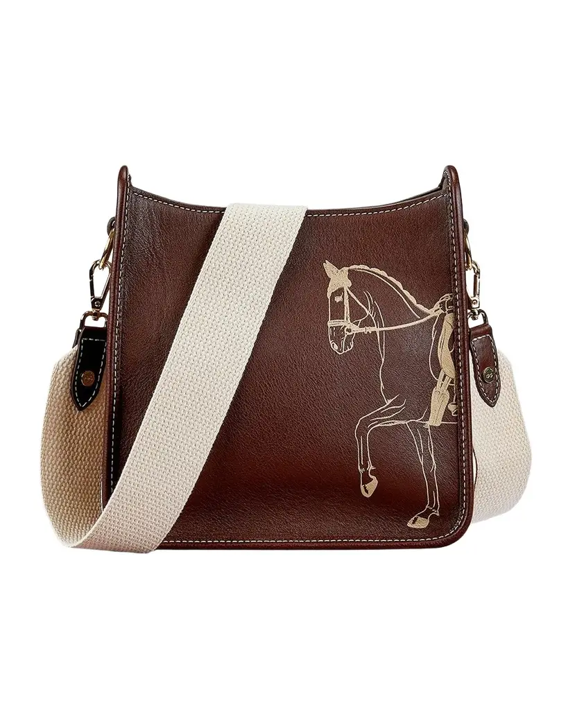 GiGi New York x Melissa Bamber Elle Marching Horse Crossbody Bag