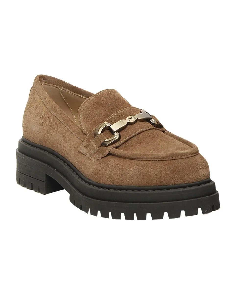 NeroGiardini 40mm Suede Horsebit Loafers | Thumbnail 4 NeroGiardini 40mm Suede Horsebit Loafers | Thumbnail 4