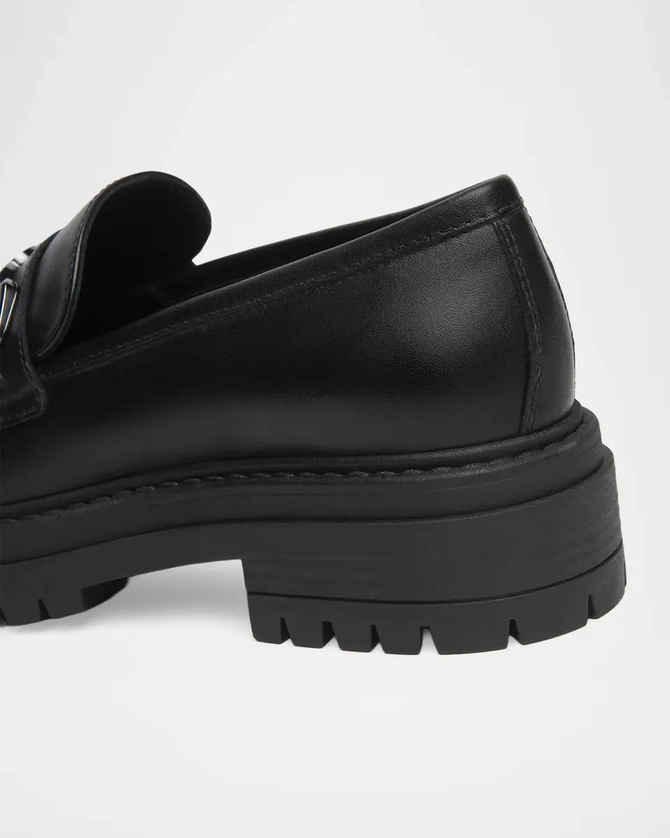 NeroGiardini 40mm Leather Horsebit Loafers | Thumbnail 3 NeroGiardini 40mm Leather Horsebit Loafers | Thumbnail 3