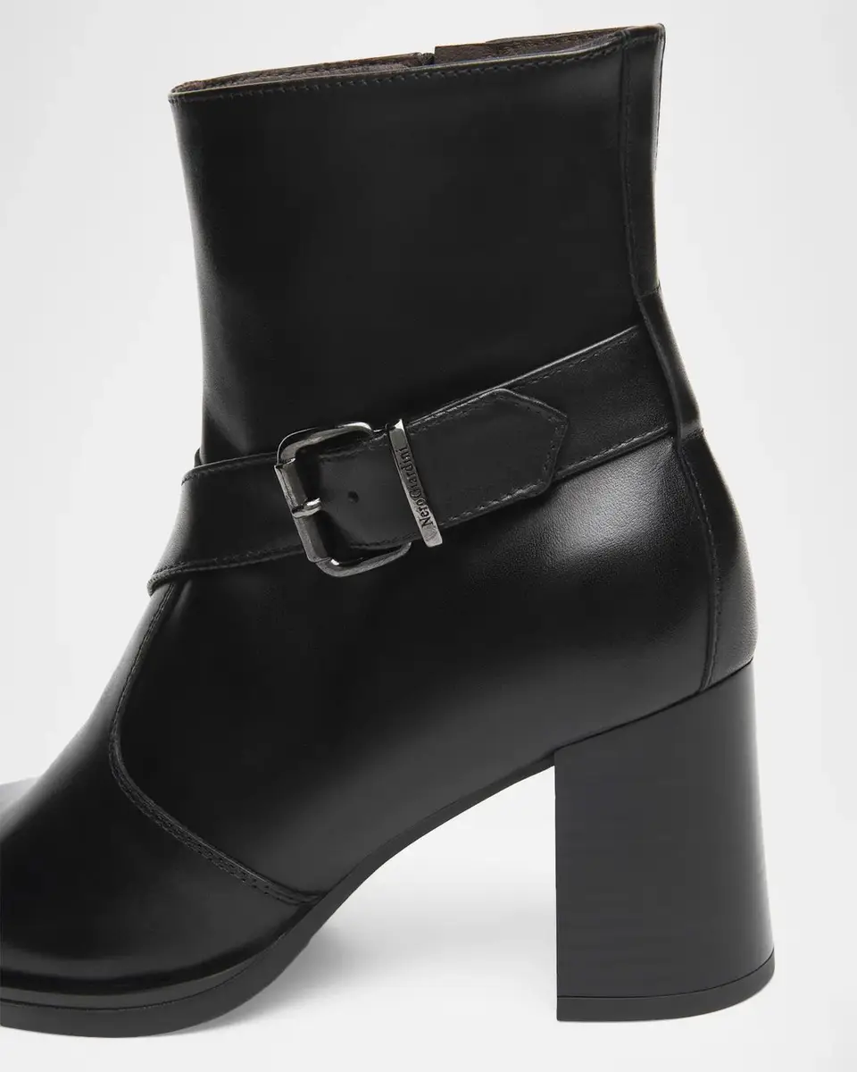 NeroGiardini 75mm Buckled Leather Ankle Boots | Thumbnail 3 NeroGiardini 75mm Buckled Leather Ankle Boots | Thumbnail 3