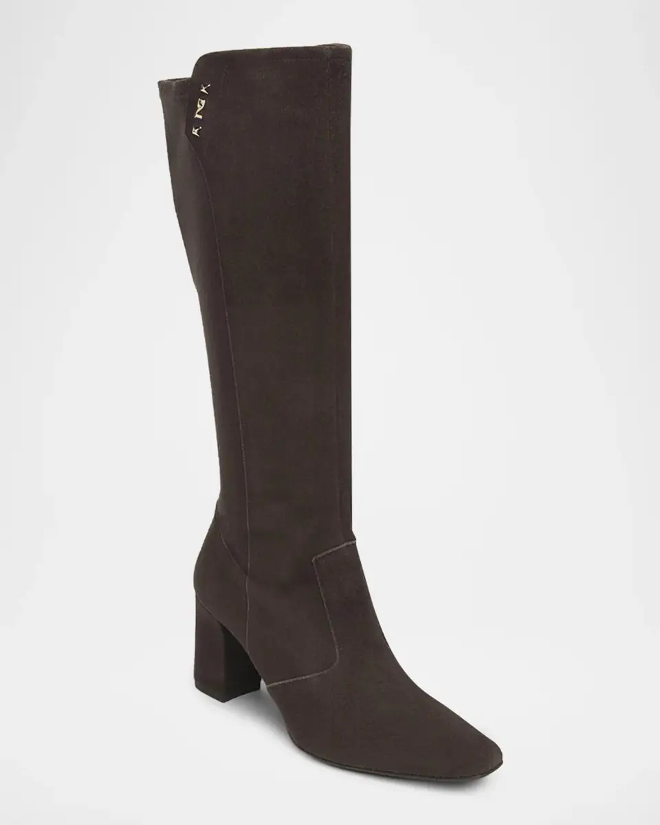 NeroGiardini 75mm Stretch Suede Knee-High Boots | Thumbnail 2 NeroGiardini 75mm Stretch Suede Knee-High Boots | Thumbnail 2