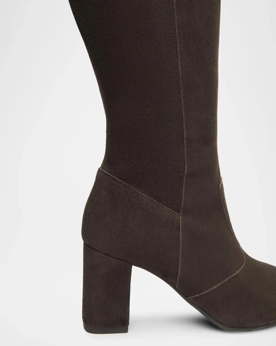 NeroGiardini 75mm Stretch Suede Knee-High Boots | Thumbnail 3 NeroGiardini 75mm Stretch Suede Knee-High Boots | Thumbnail 3