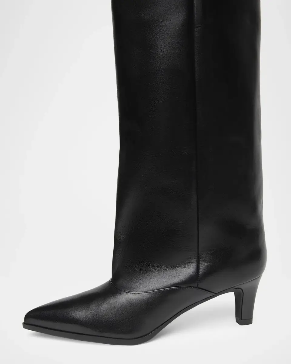 NeroGiardini 50mm Leather Knee-High Boots | Thumbnail 3 NeroGiardini 50mm Leather Knee-High Boots | Thumbnail 3