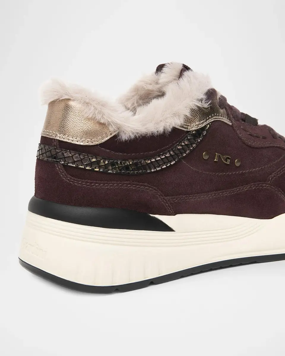 NeroGiardini Platform Suede Sneakers | Thumbnail 3