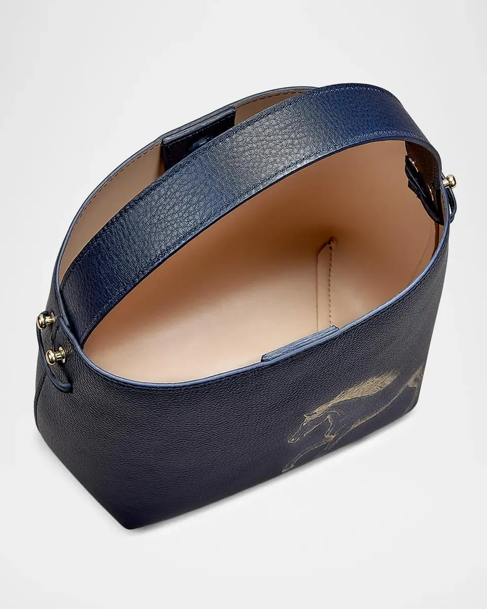 GiGi New York Melissa Bamber X : The Equestrian Edition Graceful Horse Selena Leather Bucket Bag | Thumbnail 3 GiGi New York Melissa Bamber X : The Equestrian Edition Graceful Horse Selena Leather Bucket Bag | Thumbnail 3