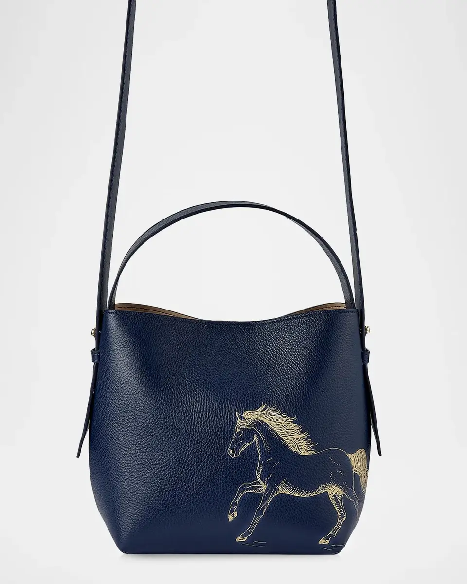 GiGi New York Melissa Bamber X : The Equestrian Edition Graceful Horse Selena Leather Bucket Bag | Thumbnail 6 GiGi New York Melissa Bamber X : The Equestrian Edition Graceful Horse Selena Leather Bucket Bag | Thumbnail 6
