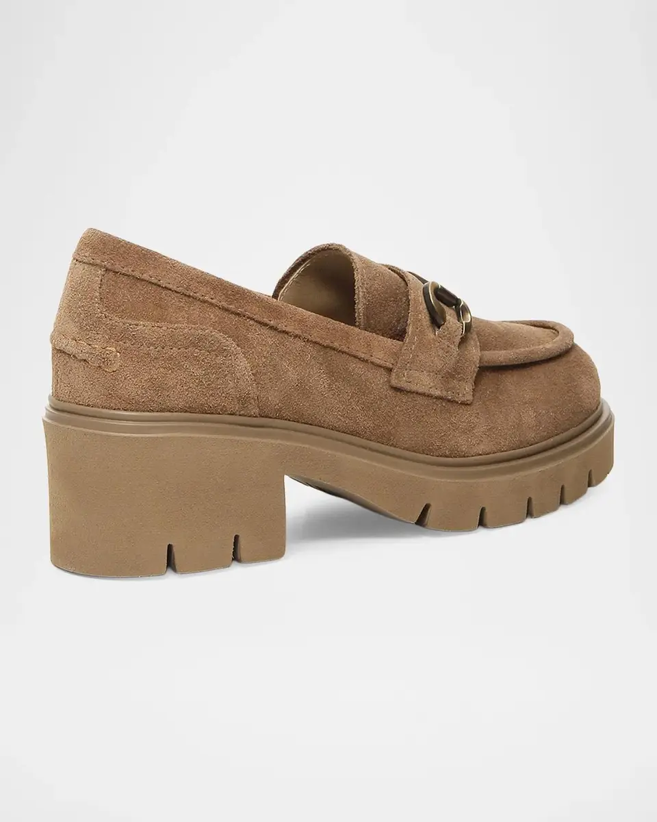 NeroGiardini 60mm Suede Bit Loafers | Thumbnail 3 NeroGiardini 60mm Suede Bit Loafers | Thumbnail 3