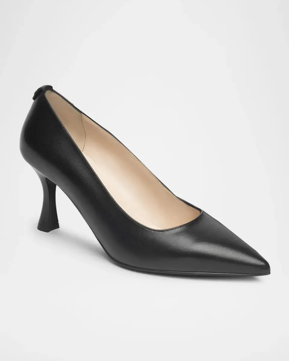NeroGiardini 75mm Leather Mid-Heel Pumps | Thumbnail 2