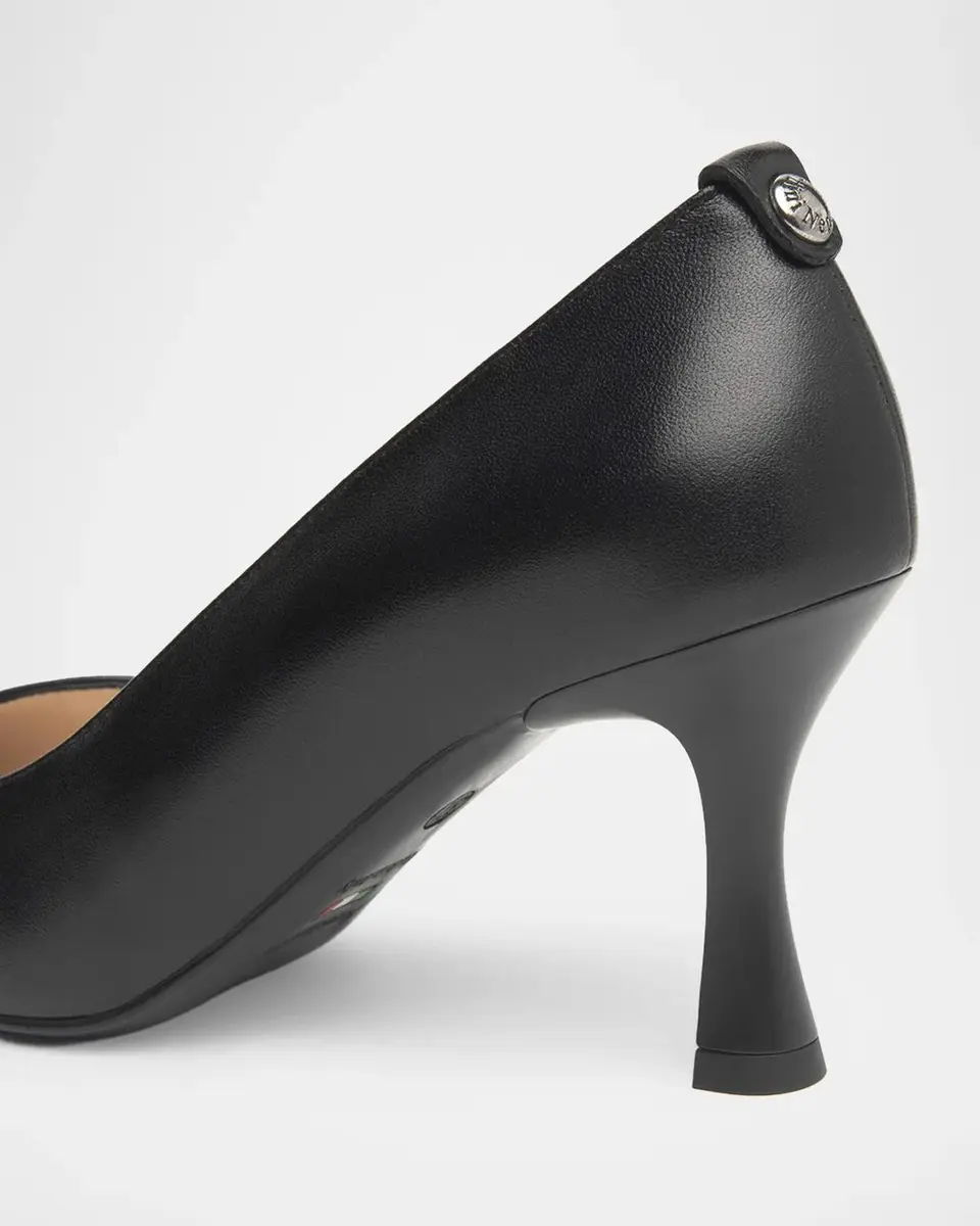 NeroGiardini 75mm Leather Mid-Heel Pumps | Thumbnail 3