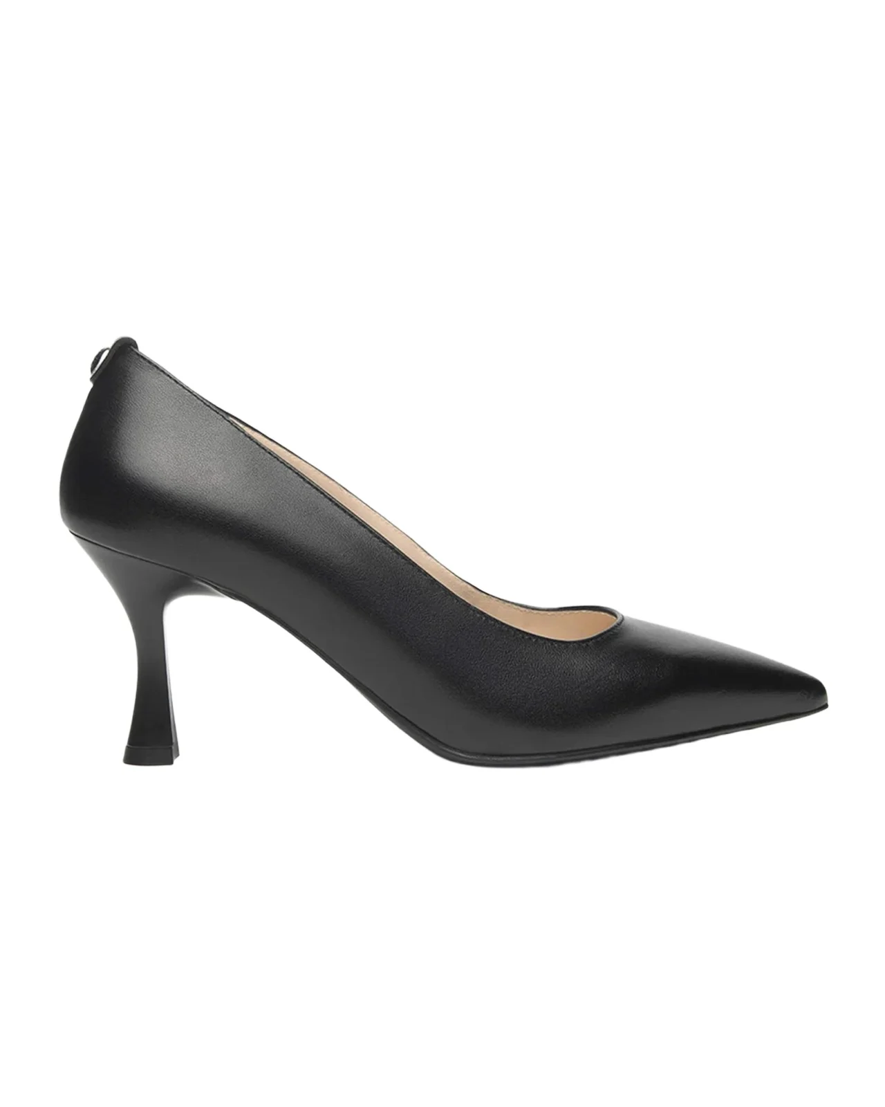75mm Leather Mid-Heel Pumps