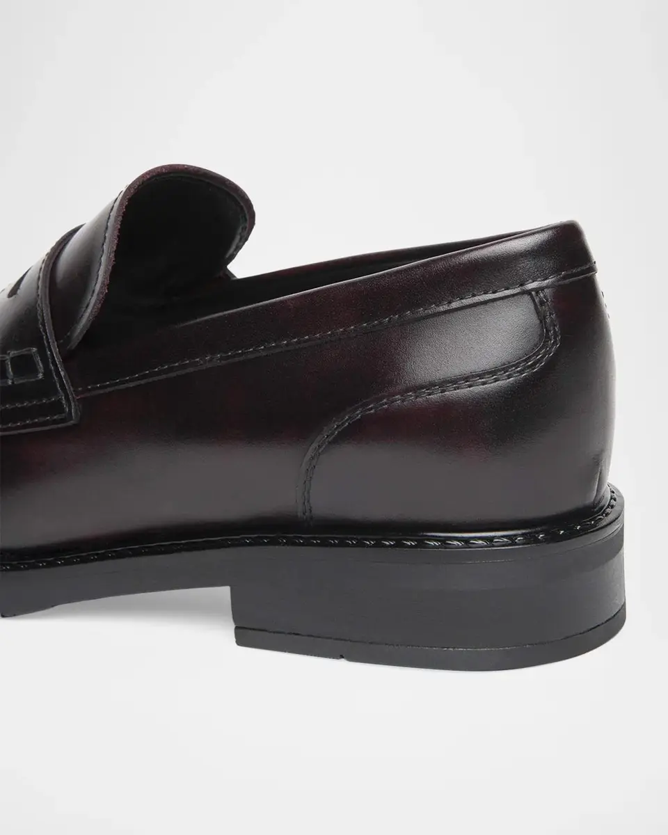 NeroGiardini Leather Penny Loafers | Thumbnail 3