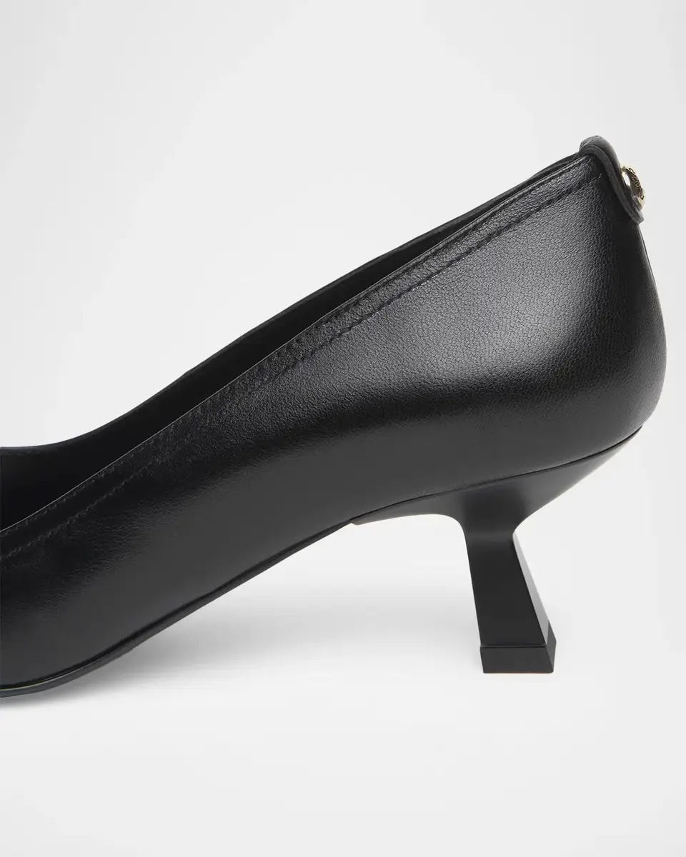 NeroGiardini 50mm Leather Mid-Heel Pumps | Thumbnail 3