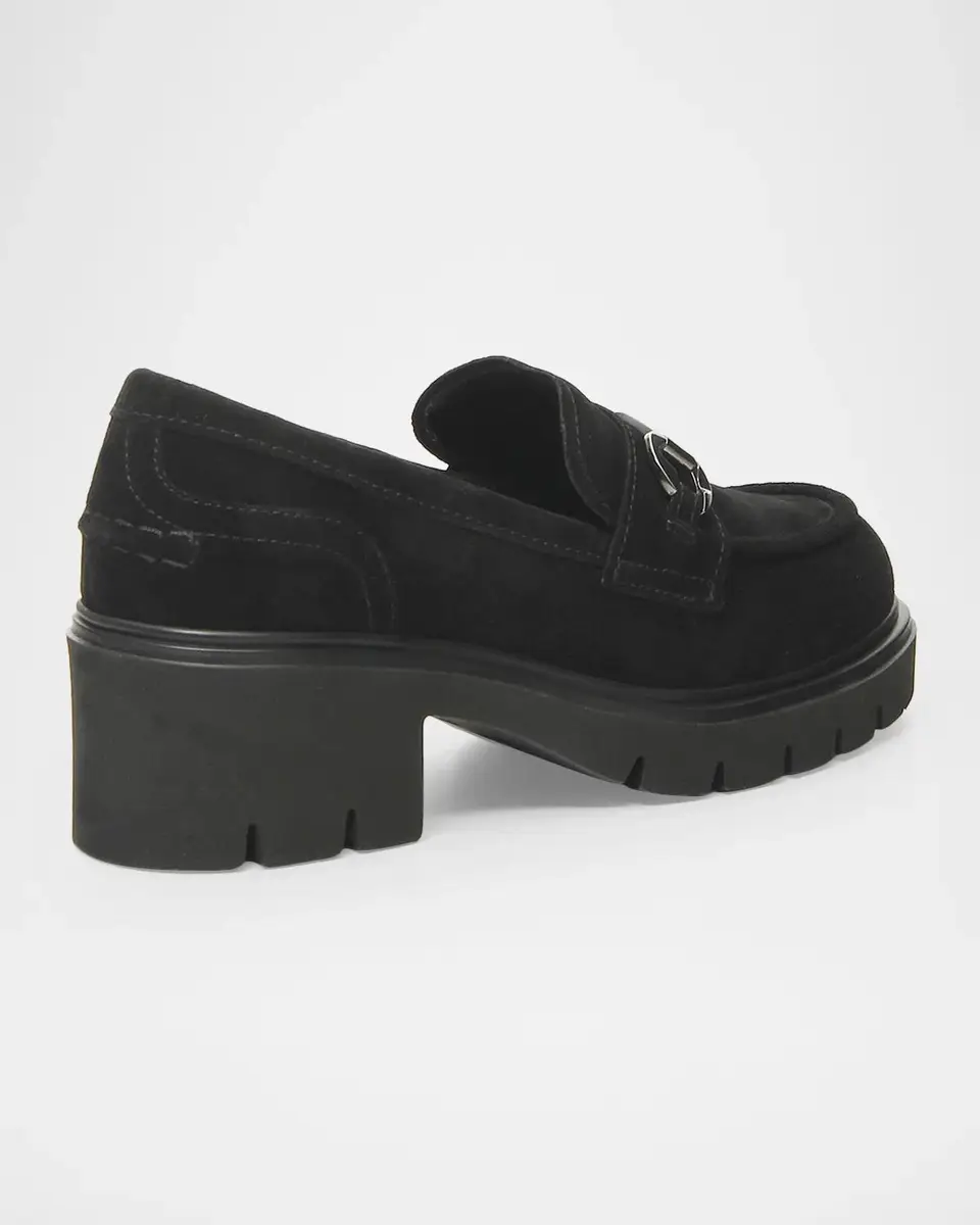 NeroGiardini 60mm Suede Bit Loafers | Thumbnail 3 NeroGiardini 60mm Suede Bit Loafers | Thumbnail 3