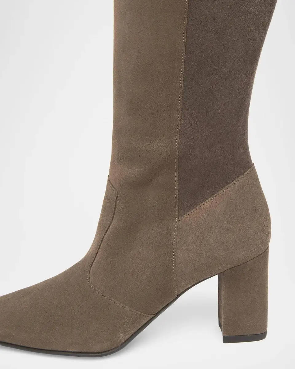 NeroGiardini 75mm Stretch Suede Knee-High Boots | Thumbnail 3 NeroGiardini 75mm Stretch Suede Knee-High Boots | Thumbnail 3