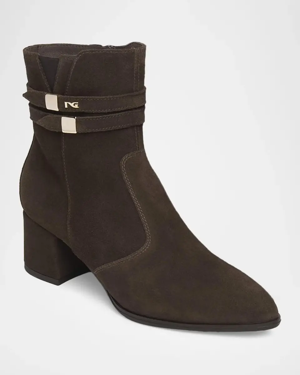 NeroGiardini 60mm Suede Ankle Boots | Thumbnail 2 NeroGiardini 60mm Suede Ankle Boots | Thumbnail 2