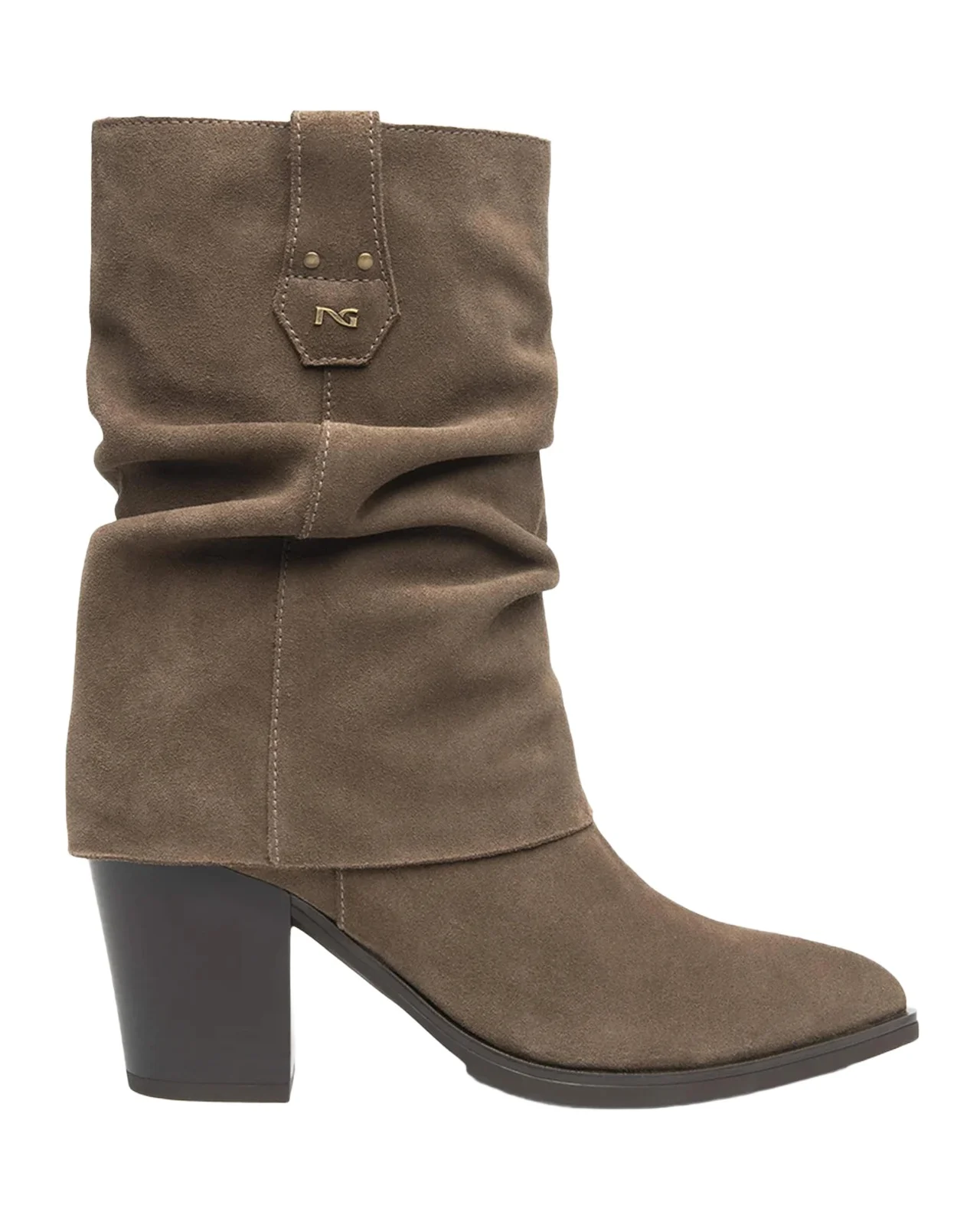 NeroGiardini 80mm Slouchy Suede Boots
