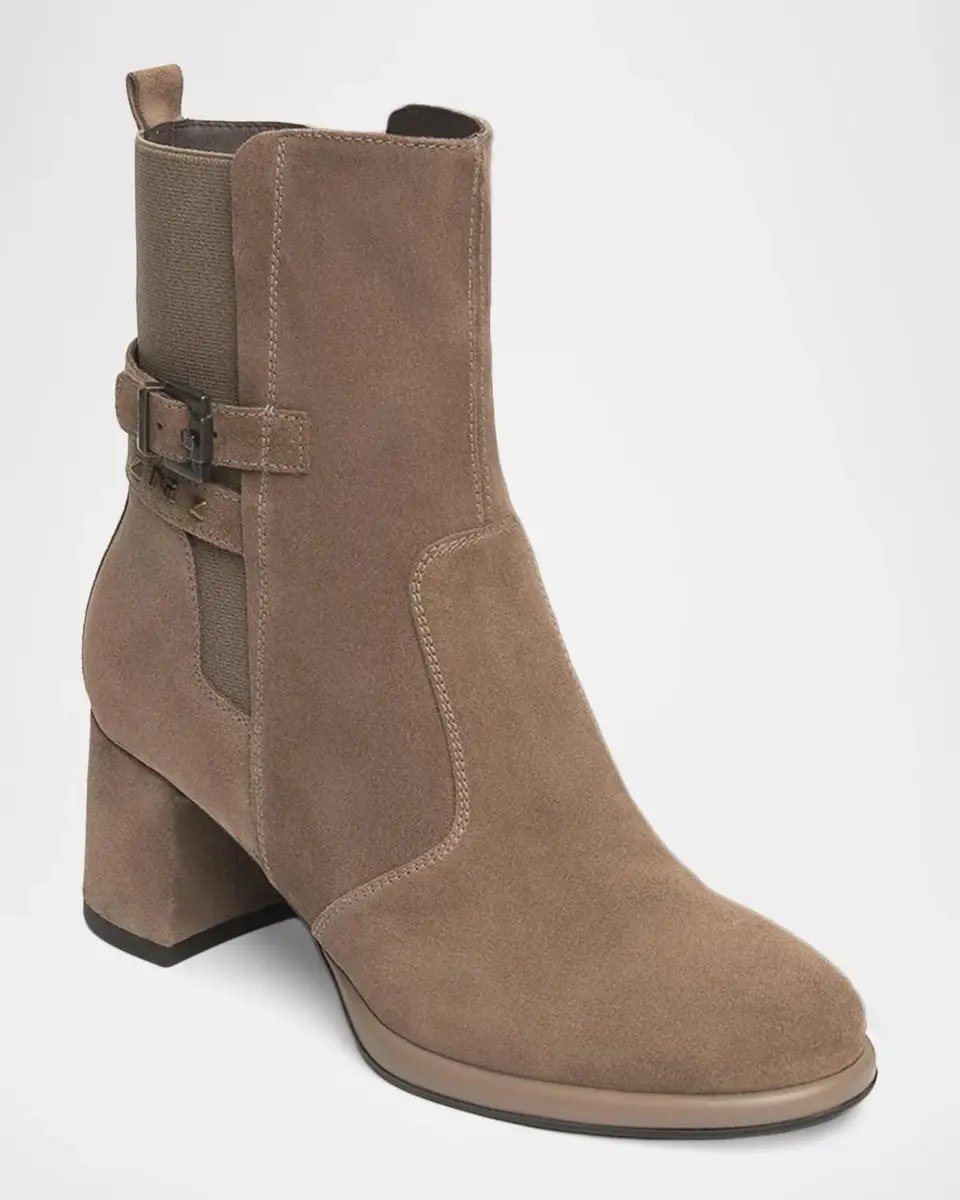 NeroGiardini 60mm Suede Ankle Boots | Thumbnail 2 NeroGiardini 60mm Suede Ankle Boots | Thumbnail 2