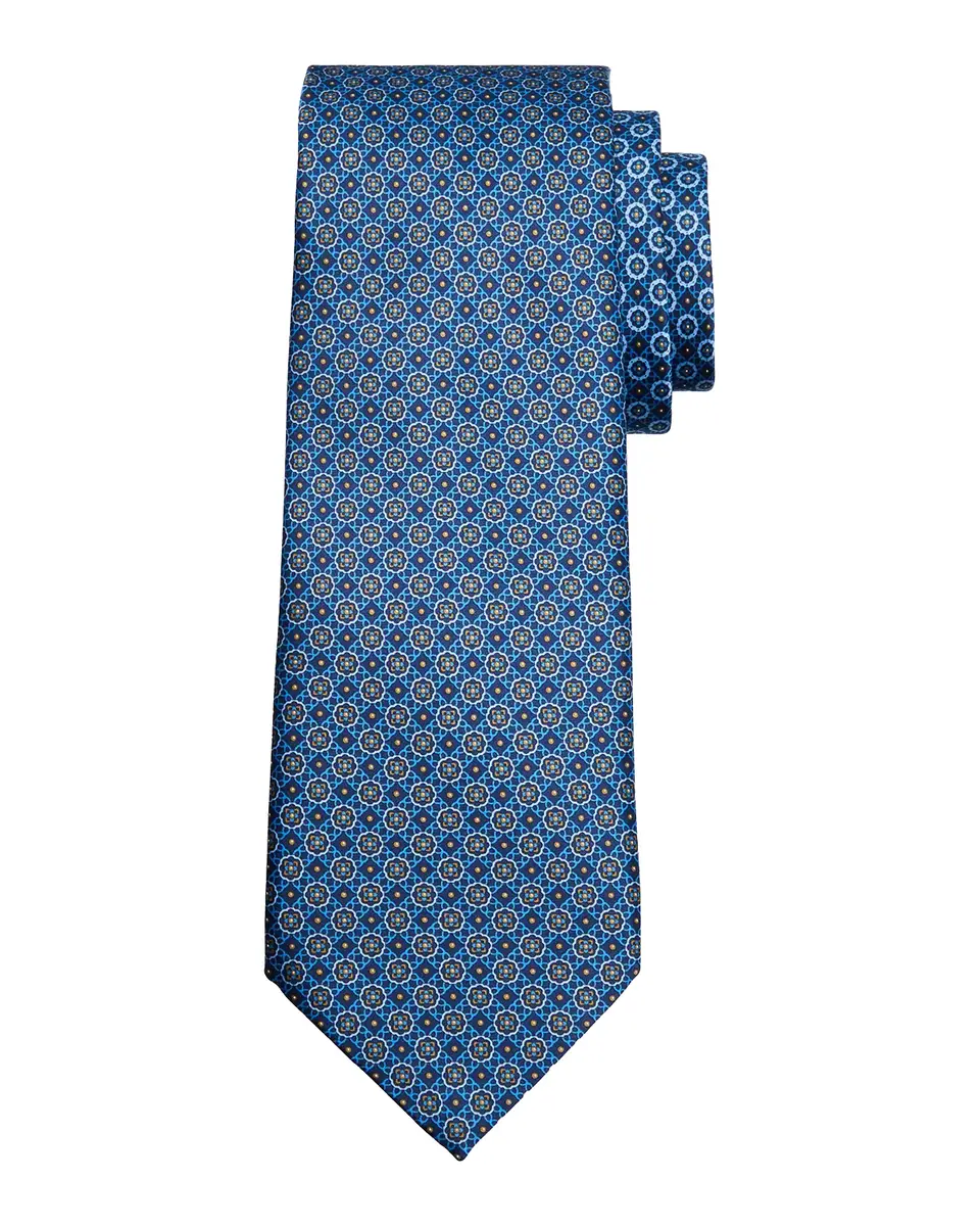 Stefano Ricci Men's Geometric Mosaic Silk Tie | Thumbnail 2