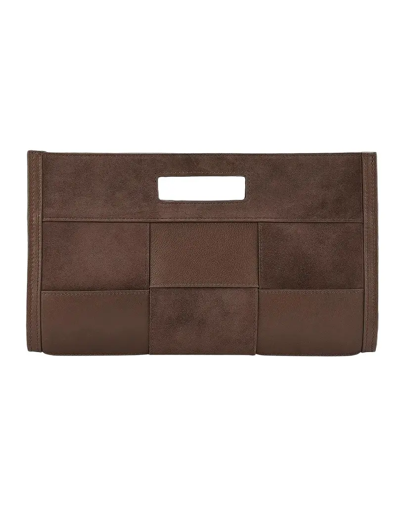 GiGi New York Remy Suede Clutch
