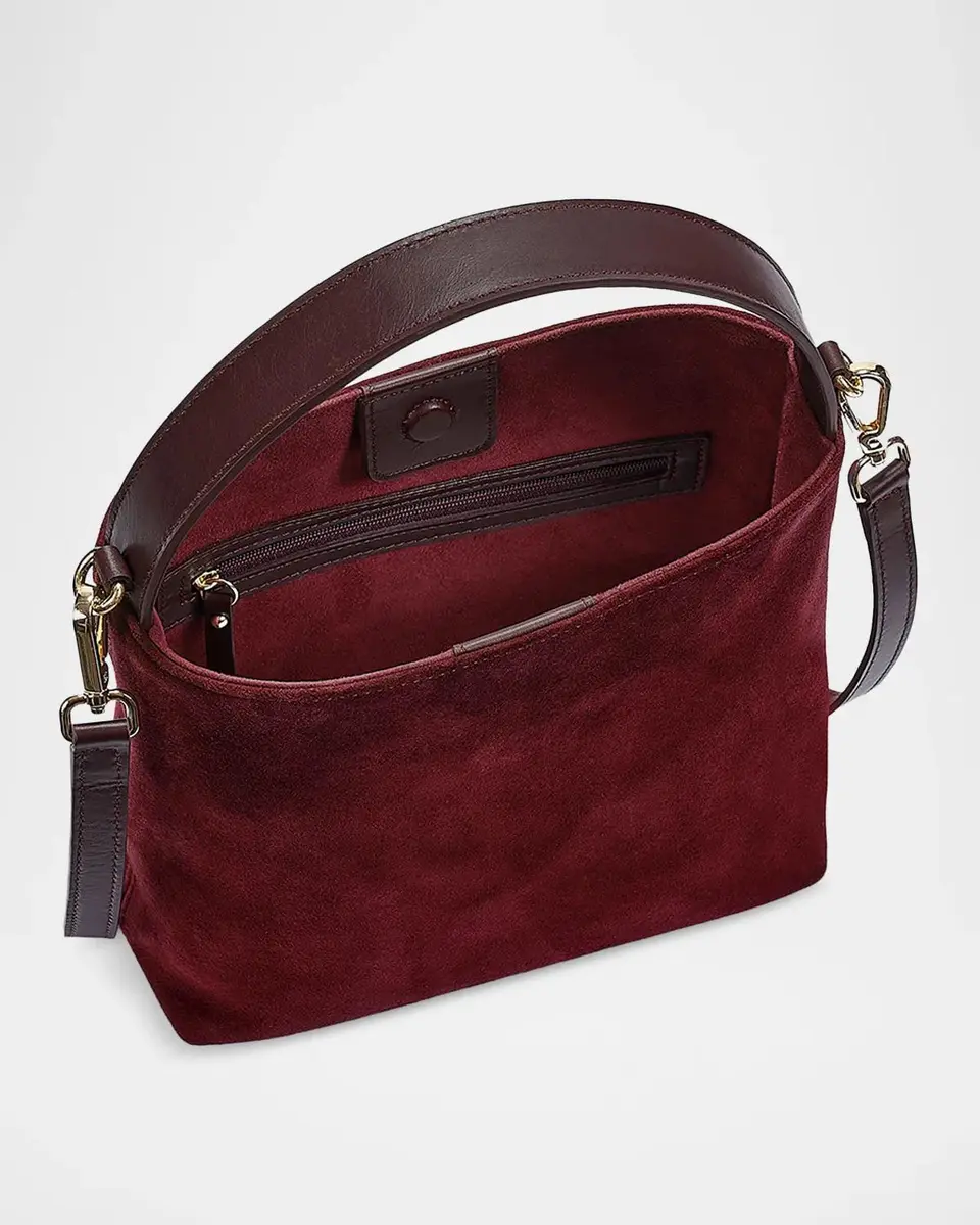 GiGi New York Tate Suede Bucket Bag | Thumbnail 3